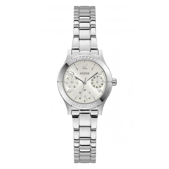 Guess Ladies Piper Stainless Steel Silver Watch GW0413L1