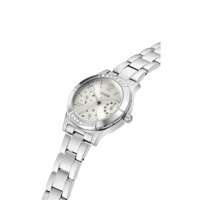 Guess Ladies Piper Stainless Steel Silver Watch GW0413L1