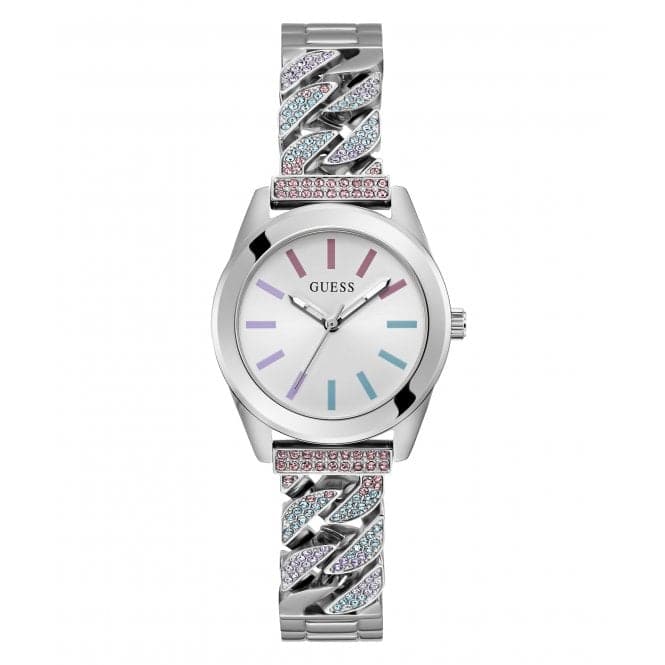 Guess Ladies Serena Silver Tone Watch GW0546L4