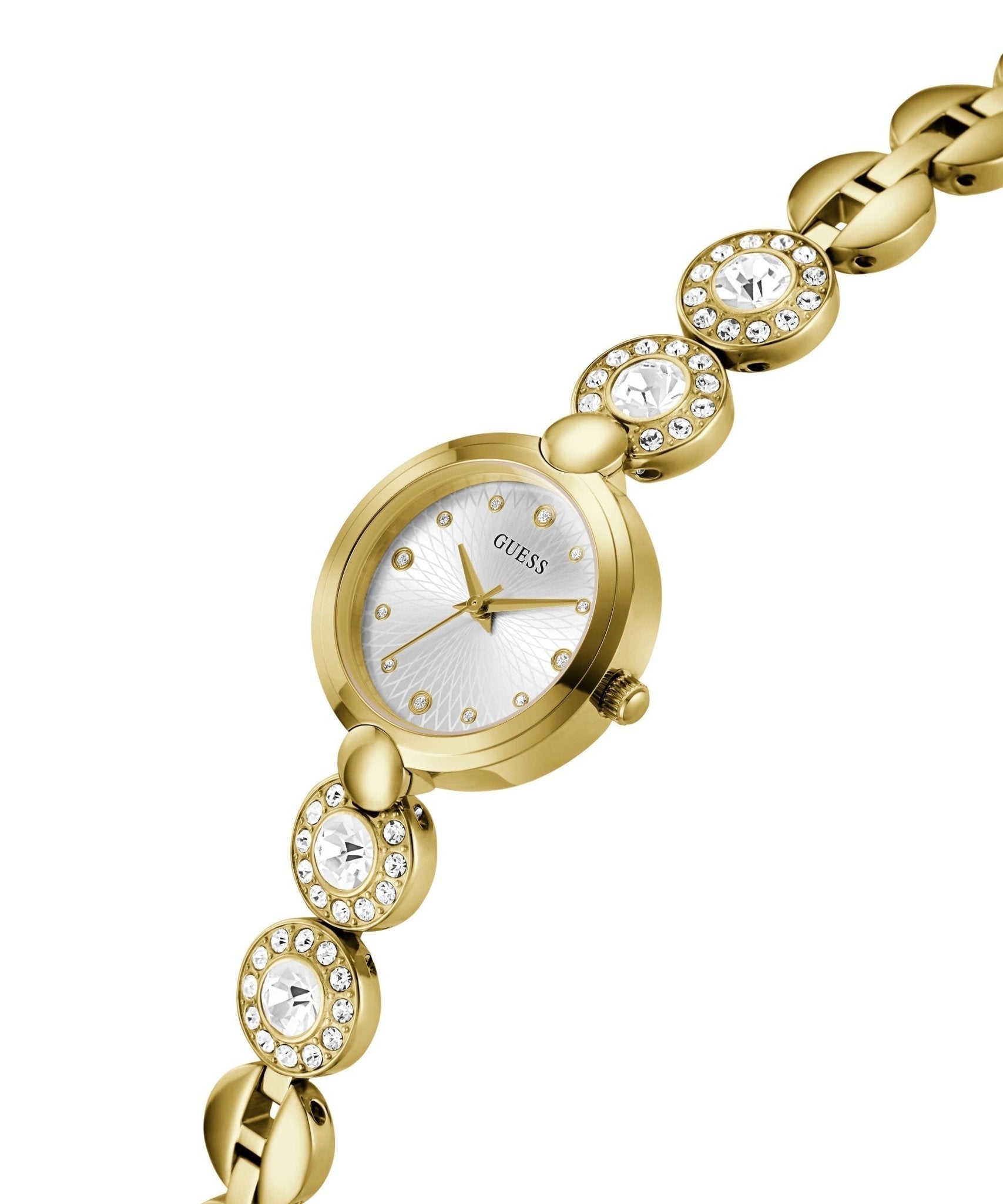 Guess Ladies Stardom Gold Tone Recycled Steel Watch GW0757L2