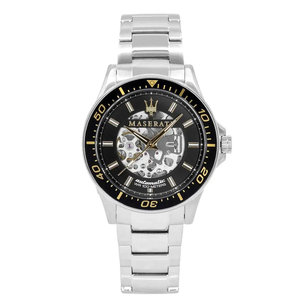 Maserati R8823140002 Sfida Automatic  Men's Silver Watch