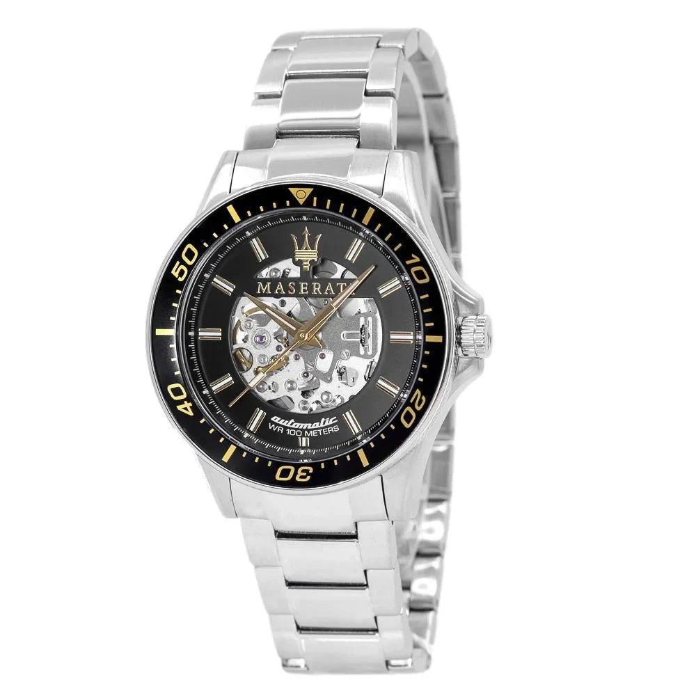 Maserati R8823140002 Sfida Automatic  Men's Silver Watch