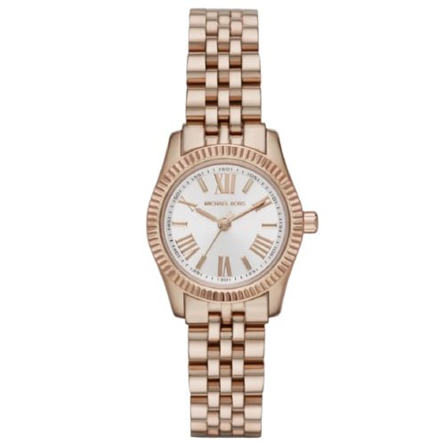 Michael Kors Mini Lexington Ladies Rose Gold Watch MK3230