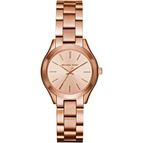 Michael Kors MK3513 Ladies Slim Runway Rose-Gold Watch