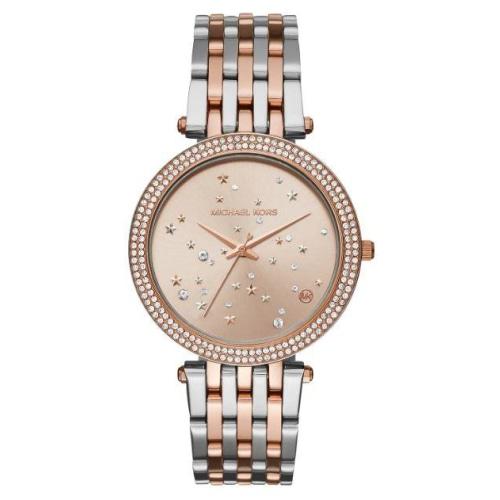 Michael Kors MK3726  Ladies Darci Two-tone Stainless Steel Crystal Watch