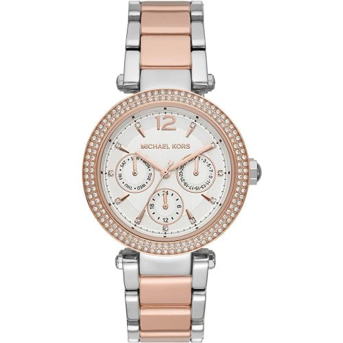 Michael Kors MK6301  Ladies Parker Rose Gold/Silver Stainless Watch