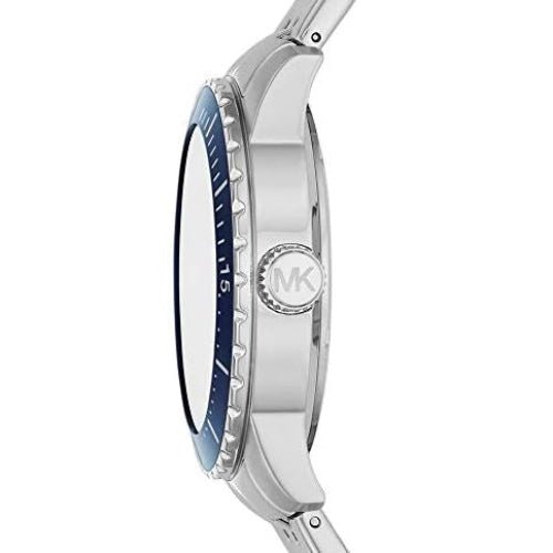 Michael Kors MK7153  Men's Cunningham Silver/Blue 44mm Watch