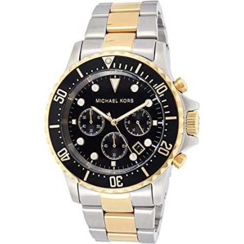 Michael Kors MK8311  Men's Everest Chronograph Two-tone/Black Watch