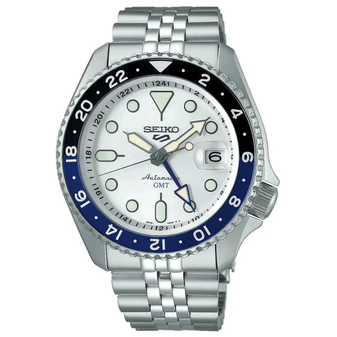 Seiko 5 Sports Auto Men's  Silver Watch SSK033K1