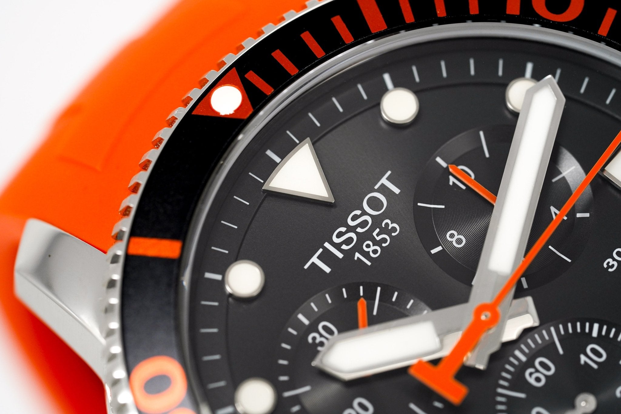 Tissot Chronograph Watch SEASTAR 1000 Orange T1204171705101