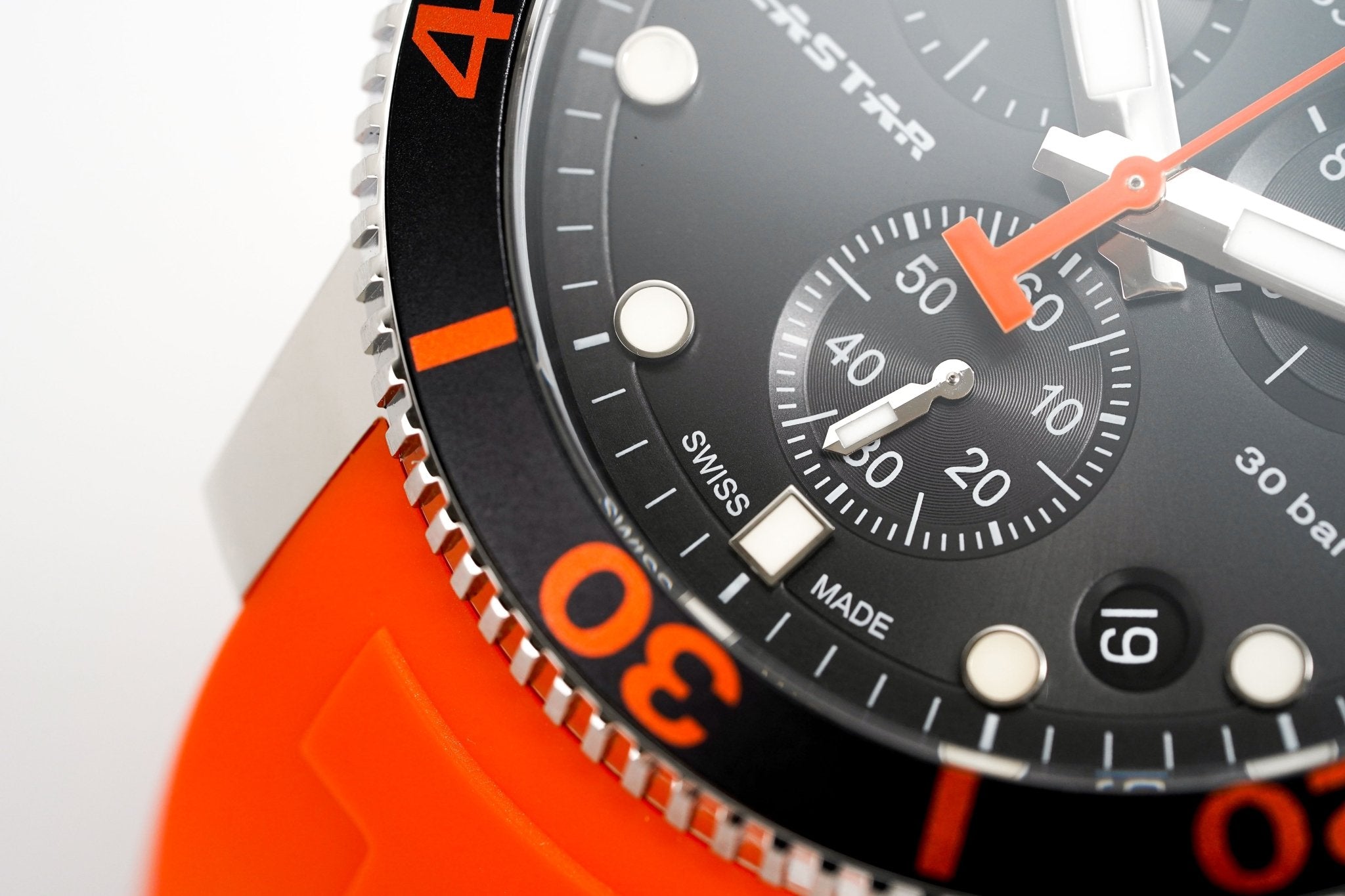 Tissot Chronograph Watch SEASTAR 1000 Orange T1204171705101