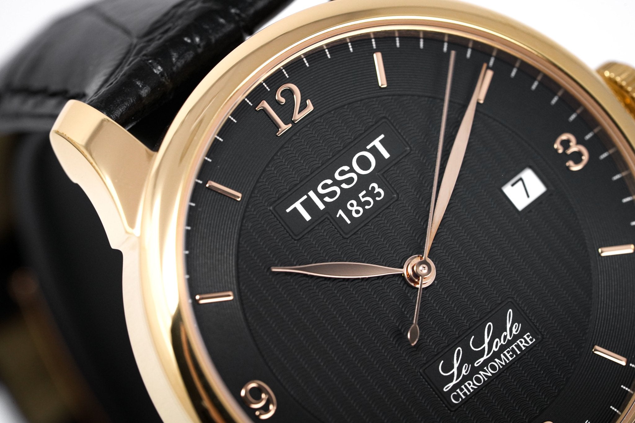 Tissot Watch Men's Automatic Le Locle Rose Gold T0064083605700