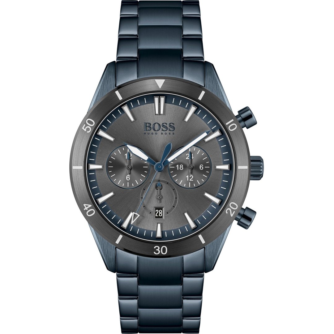 Hugo Boss Men's 1513865 Chronograph Blue Stainless Steel Watch